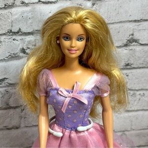Barbie Fashion Doll 1990s Blonde Hair Multicolor Eyes Ballerina Shoes
